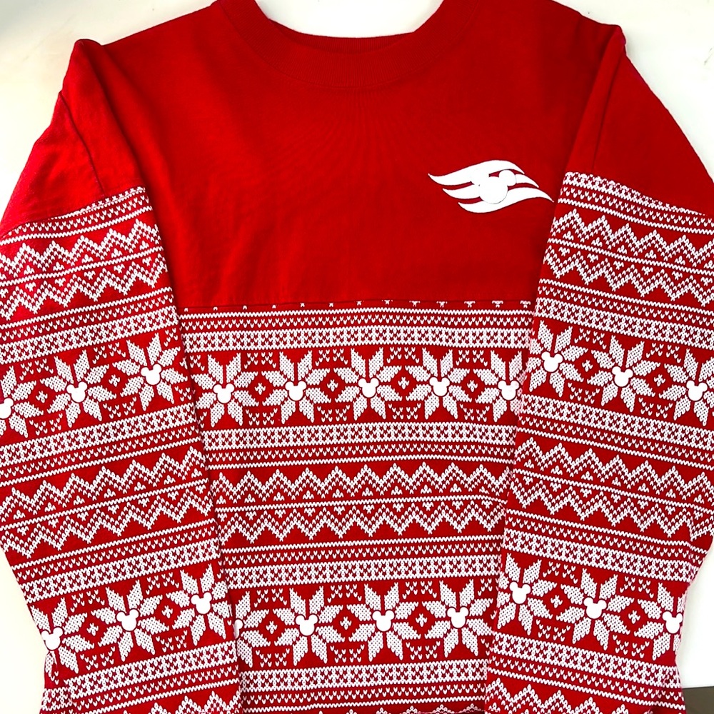 Disney red crewneck